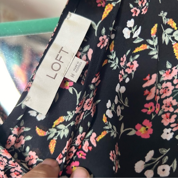 Loft Buttercup Bar Back Flutter Top - Picture 4 of 6